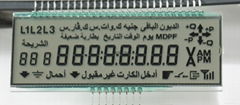 LCD screen for kilo watt hour meter