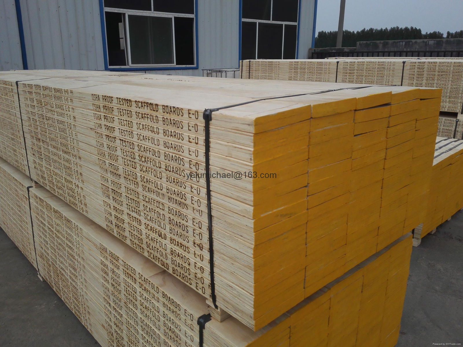 OSHA pine laminated venner  scaffold board/plank