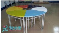 彩色變型團體活動桌