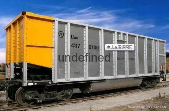 railway open top wagon rail hopper car flat railcar tank railcar 3