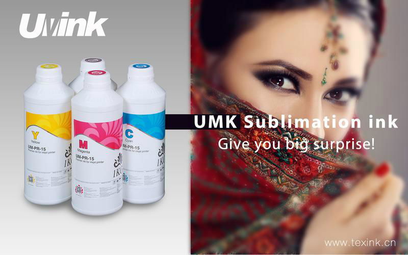 High quality sublimation ink for Epson/ Mimaki/ Roland/ Mutoh