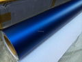 Deep Blue Chrome Satin Vinyl For Car Wrap Skin Covering With Air Release Matte  3