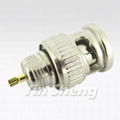 BNC Plug Solder Connector For Molding -