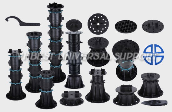 high quality  adjustable plastic pedestal