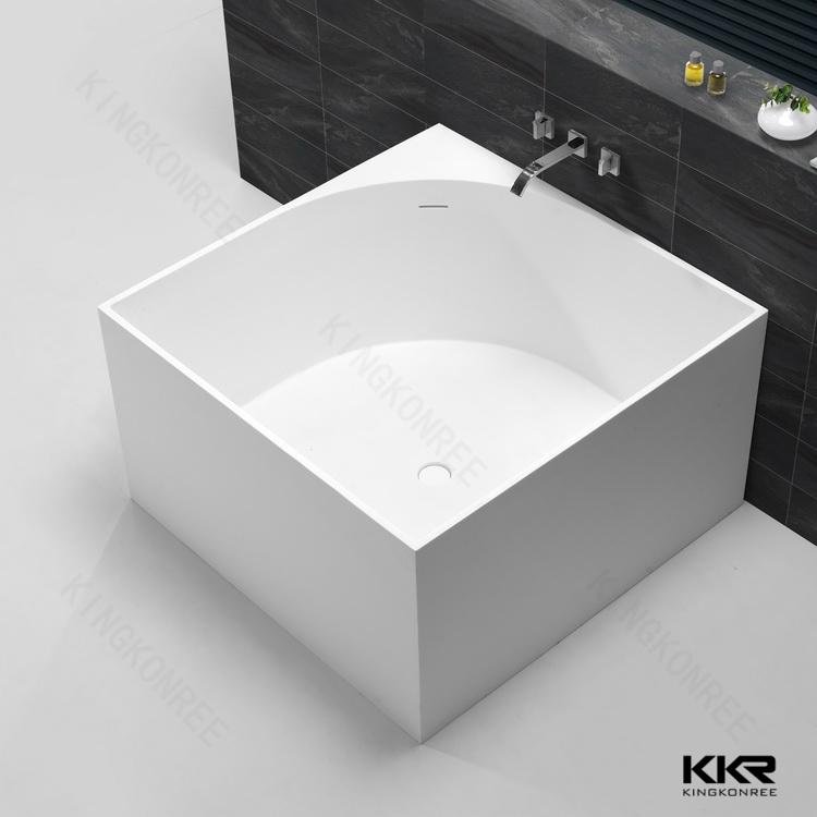 Hotel bathroom custom size square bathtubs 3