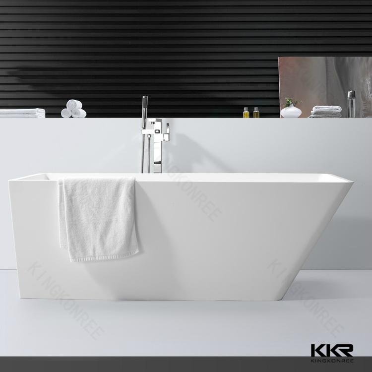 china new design bathtub artificial stone bathtub 2