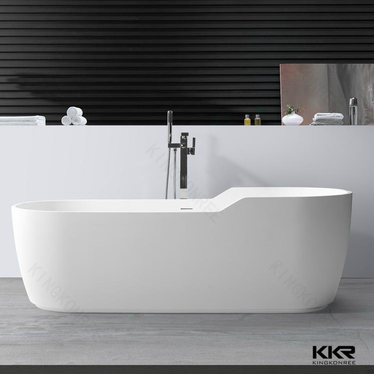 china new design bathtub artificial stone bathtub 3