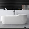 factory supply custom made free standing oval bathtub  2