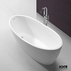 Hotel bathroom solid surface bathtubs small