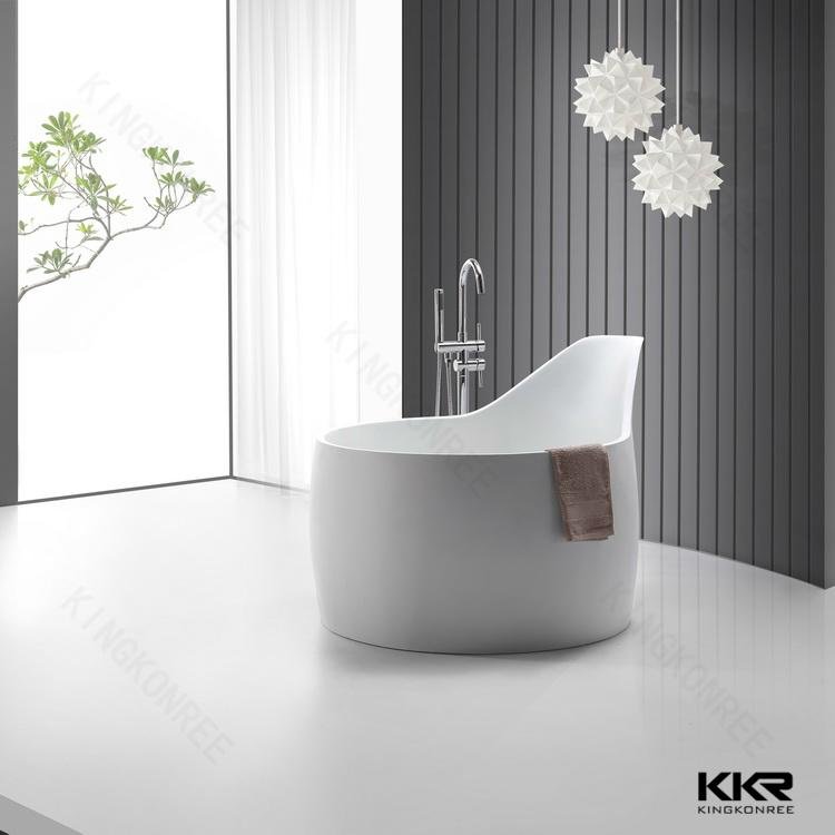 new design freestanding type square shower bathtub