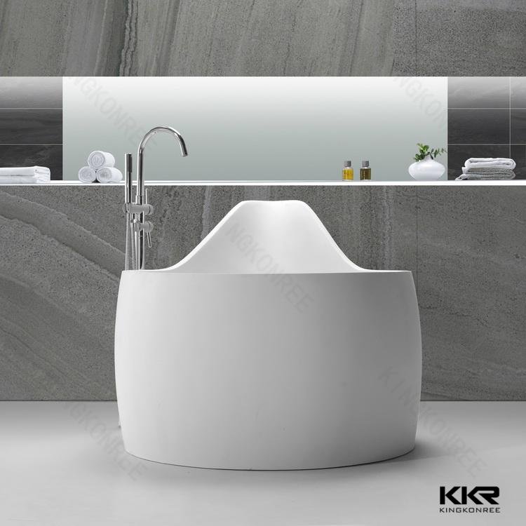 new design freestanding type square shower bathtub 3