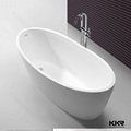 Bathroom acrylic stone 1200mm bathtub 4