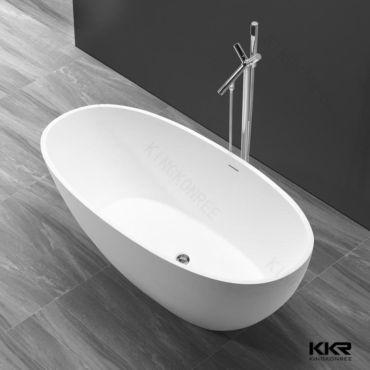 Top quality round type stand alone bathtubs 4