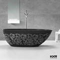 Top quality round type stand alone bathtubs 5