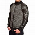 TUSK- Sweatjacke Leather patch jacket