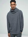 TUSK-Oversized Cowl Sweatshirt In