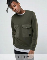 TUSK-Sweat With Oversized Front Pockets