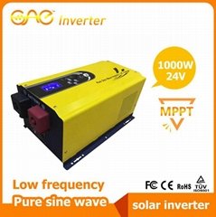 Factory directly sell 1000W 24V Low frequency pure sine wave solar inverter