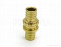 Brass male pex coupler