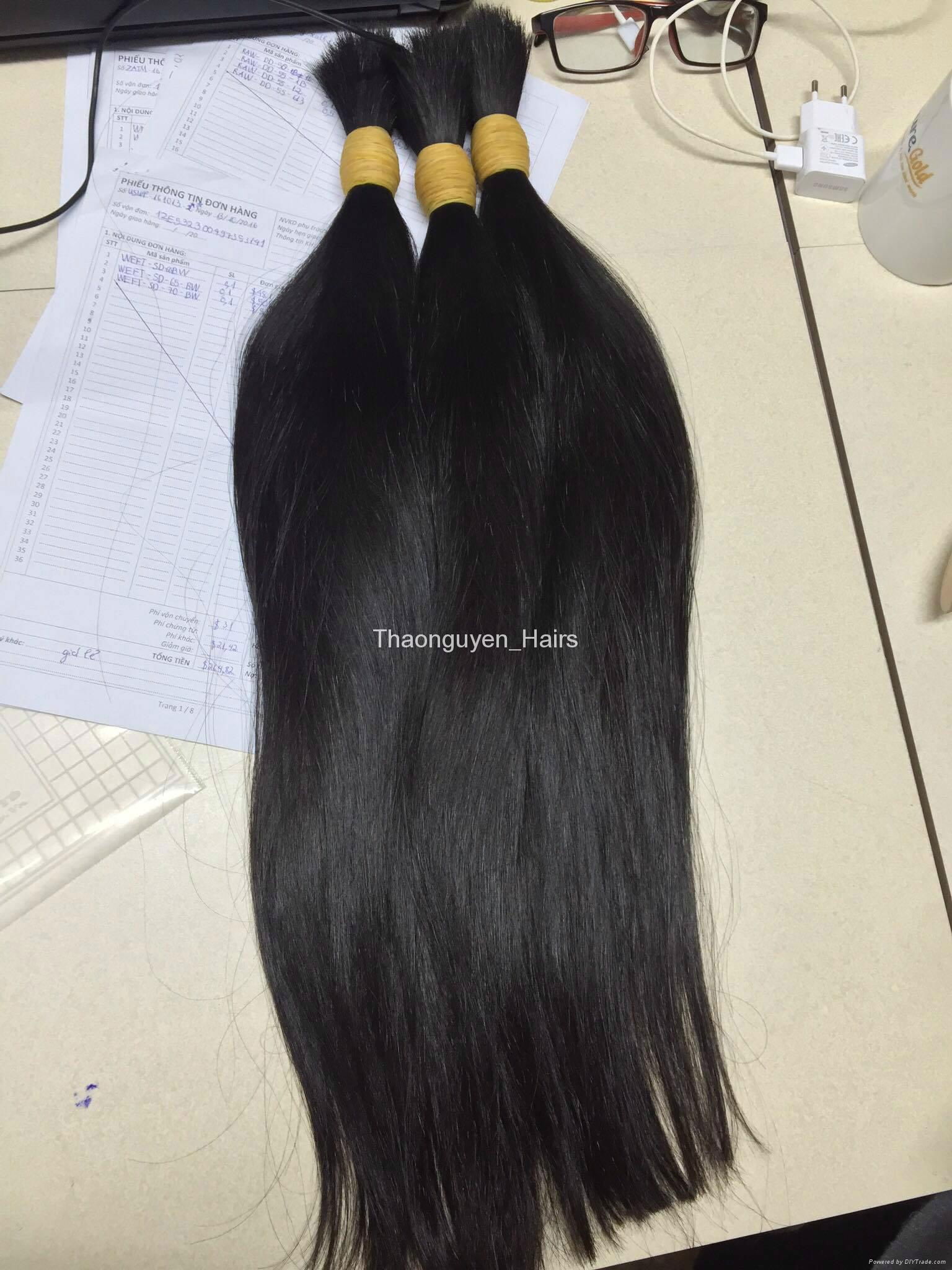High quality Vietnamese remy single drawn, double drawn hair best selling 3
