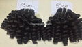 Machine Weft Curly/Wavy natural human hair 2