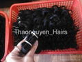 Machine Weft Curly/Wavy natural human hair 3