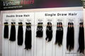 Single Drawn natural human hair 1