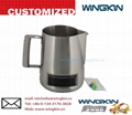 professional thermometer stainless steel milk pitcher  2