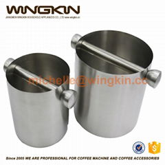 stainless steel coffee knock box