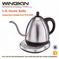 long thin spout electric kettle with ETL for coffee lover