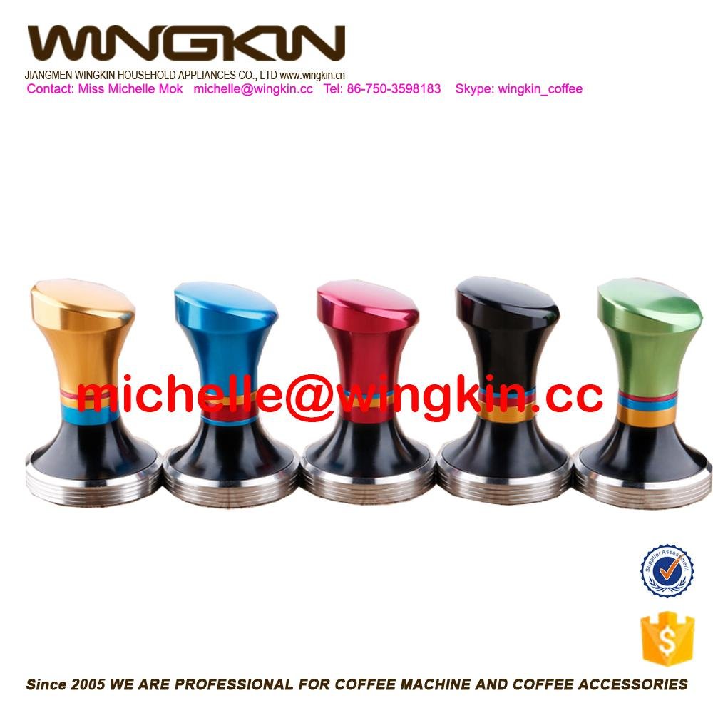excellent quality flat base barista coffee tamper