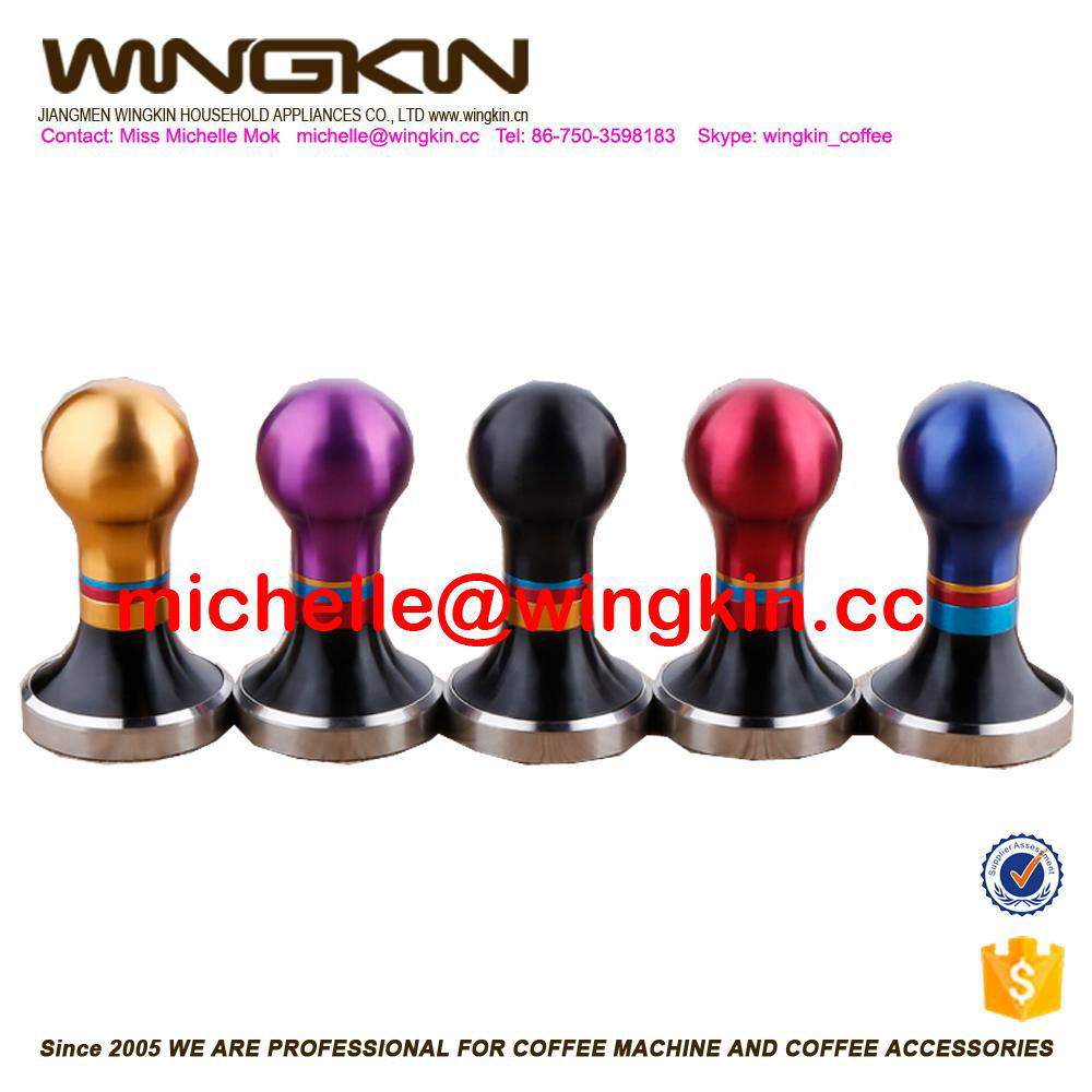 excellent quality flat base barista coffee tamper 2