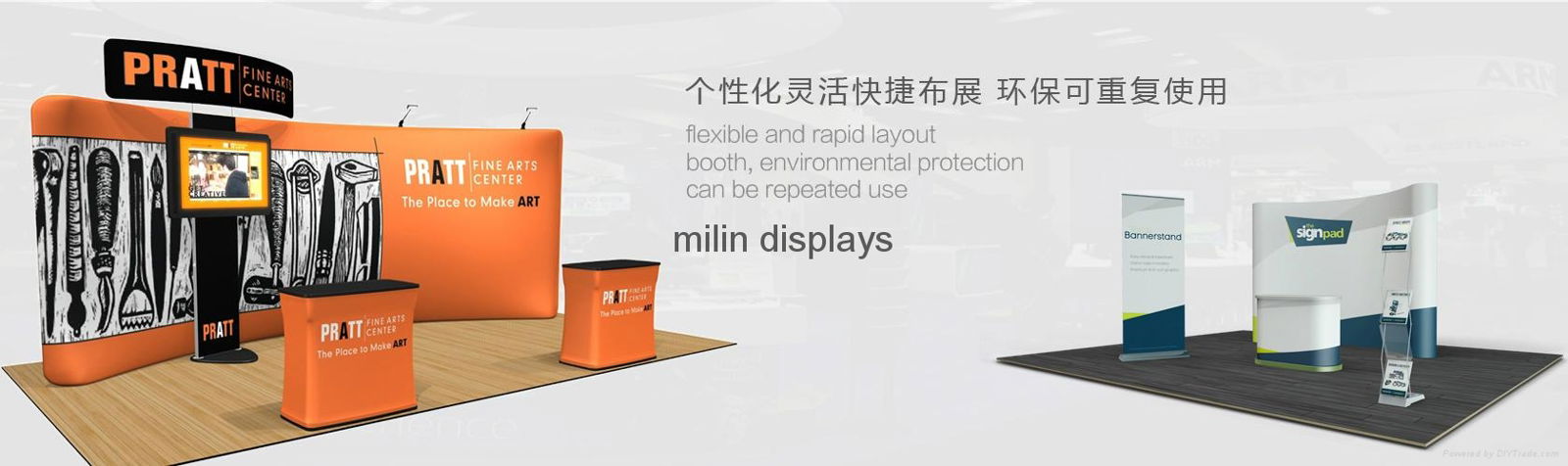 2016 Hot selling products customer design exhibition booth trade show pop up dis 3