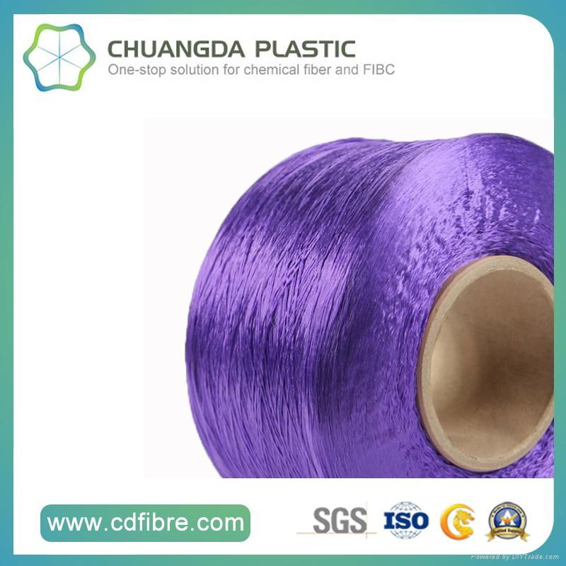 100% Textile 900d Purple FDY PP Yarn for Cabled Twist 3