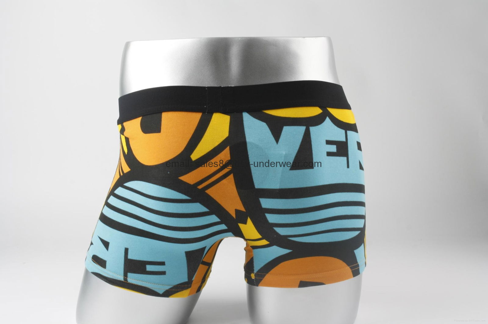 High quality Boom allover full printed men's boxer underwear with cotton 2