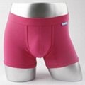 Basic cotton solid men's boxer brief underwear 1