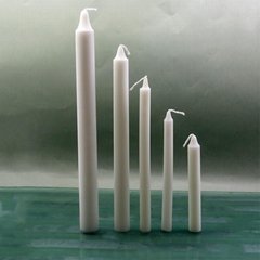 Candles made in china 19cm length white candle 