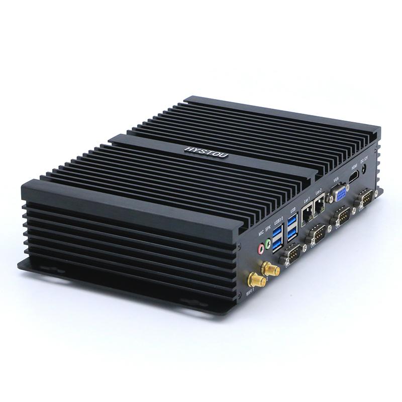 Mini Industrial PC Fanless Computer Celeron 1037U  5