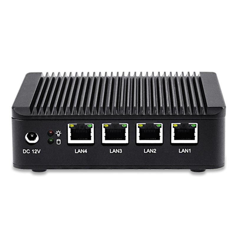4 Lan Mini PC Nano ITX PC support mSATA SSD 2