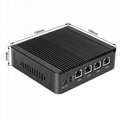 4 Lan Mini PC Nano ITX PC support mSATA SSD 4