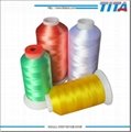 100% High Tenacity Polyster Embroidery Thread Over 500 Colors 2