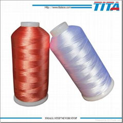 100% Polyster Luminous Emroidery Thread