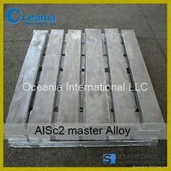 Aluminum Scandium Alloy AlSc2 master alloy