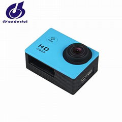 mini sports action camera with waterproof case gift use