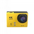 low price waterproof 4k action camera with accessories and wifi 2