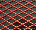 Red PVC coated Expanded Metal