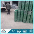 Green PVC Coated Wire Mesh for stadium