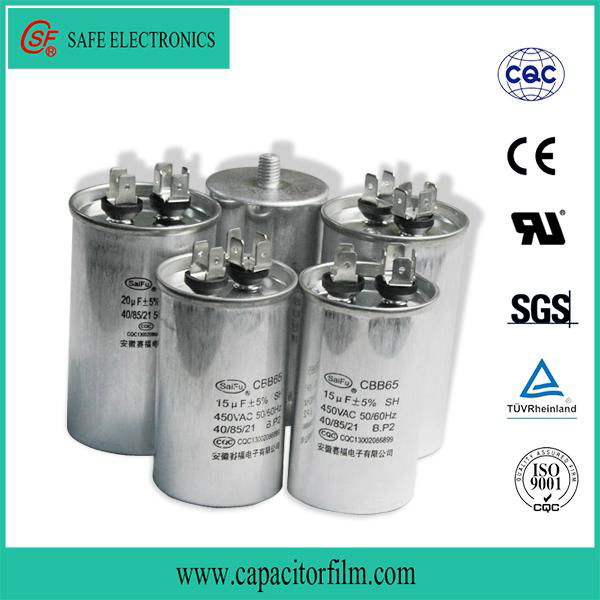 CBB65 cylinder shape self-healing property castor oil capacitor with high qualit 4