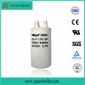 High insolation resistance motor cbb60 capacitor with ISO9001 ROHS 4