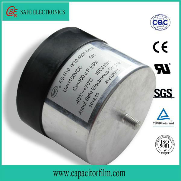 Resin filled DC-Link Inverter capacitor with large capacity 4